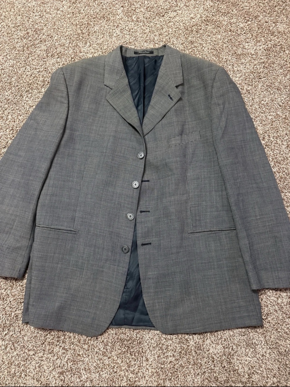 Joseph & Feiss Gray Plaid Sport Coat